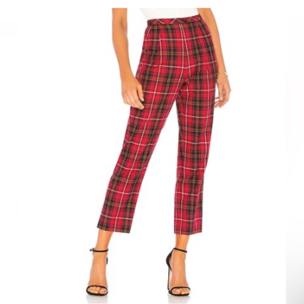NWT - Petersyn Basil Plaid Pant